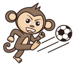 Ramen love to cool monkey sticker #7713653