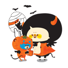 Boy and Blue bear6 sticker #7714114