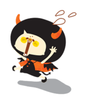 Boy and Blue bear6 sticker #7714120