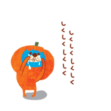 Boy and Blue bear6 sticker #7714121