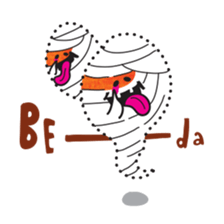 Boy and Blue bear6 sticker #7714122