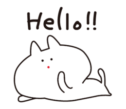 3-point Facial cat sticker #7714228