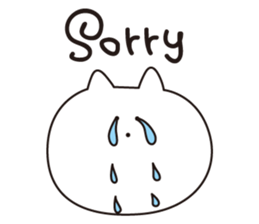 3-point Facial cat sticker #7714232