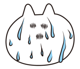 3-point Facial cat sticker #7714234