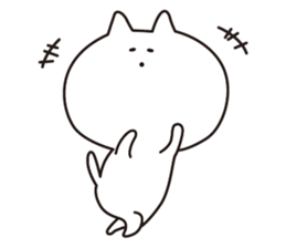 3-point Facial cat sticker #7714238