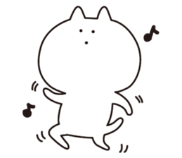 3-point Facial cat sticker #7714239