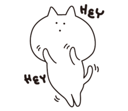 3-point Facial cat sticker #7714240