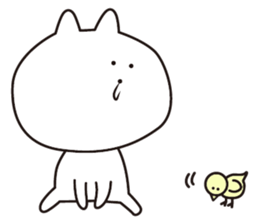 3-point Facial cat sticker #7714241