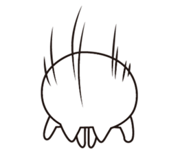 3-point Facial cat sticker #7714246