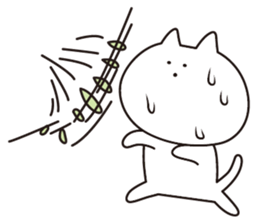 3-point Facial cat sticker #7714251