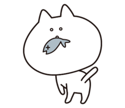 3-point Facial cat sticker #7714256