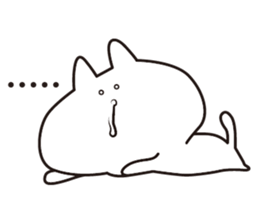 3-point Facial cat sticker #7714258