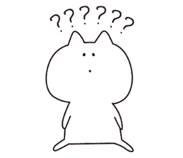 3-point Facial cat sticker #7714260