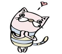 a surreal cat sticker #7714340