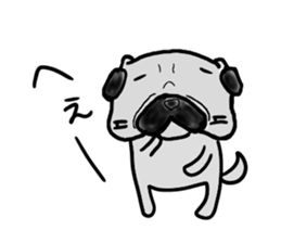 pug nagoya sticker #7714455