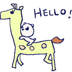 English bear sticker2 at work