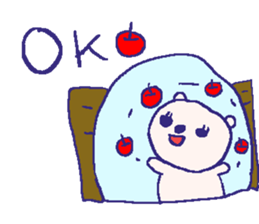 English bear sticker2 at work sticker #7714949