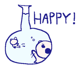 English bear sticker2 at work sticker #7714955