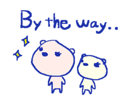 English bear sticker2 at work sticker #7714960