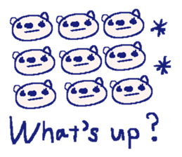 English bear sticker2 at work sticker #7714961