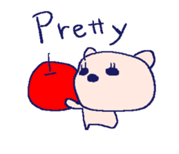 English bear sticker2 at work sticker #7714971