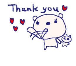 English bear sticker2 at work sticker #7714972