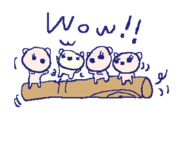 English bear sticker2 at work sticker #7714976