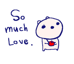 English bear sticker2 at work sticker #7714979