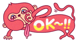 Wide animal sticker. sticker #7715014