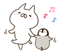penguin and cat days2 sticker #7715124