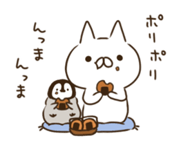 penguin and cat days2 sticker #7715147