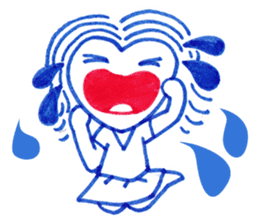 Ballpoint pen drawing 1 sticker #7715240