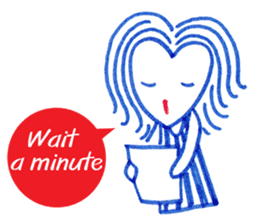 Ballpoint pen drawing 1 sticker #7715245