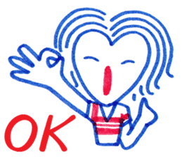 Ballpoint pen drawing 1 sticker #7715249