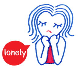 Ballpoint pen drawing 1 sticker #7715252