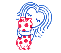 Ballpoint pen drawing 1 sticker #7715259