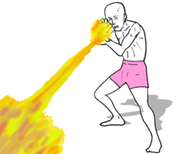 Refreshing man sticker #7715626