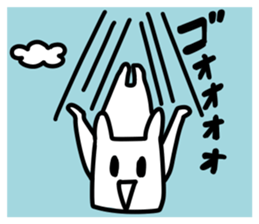 Exciting rabbit stickers sticker #7716012