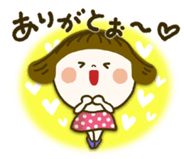 OKAPPA Japanese girl sticker #7716271