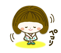 OKAPPA Japanese girl sticker #7716273