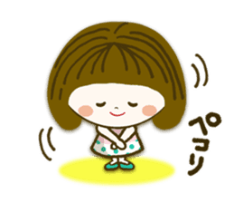 OKAPPA Japanese girl sticker #7716273