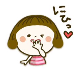 OKAPPA Japanese girl sticker #7716278