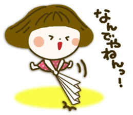 OKAPPA Japanese girl sticker #7716281