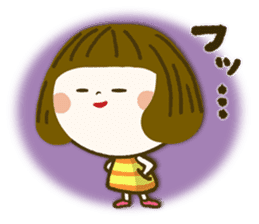 OKAPPA Japanese girl sticker #7716282