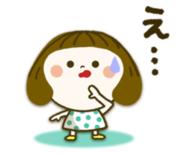 OKAPPA Japanese girl sticker #7716284