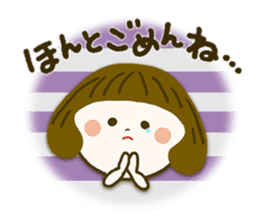 OKAPPA Japanese girl sticker #7716293