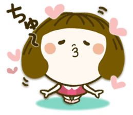 OKAPPA Japanese girl sticker #7716299