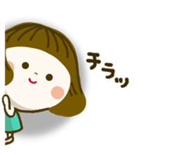 OKAPPA Japanese girl sticker #7716302
