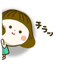 OKAPPA Japanese girl sticker #7716302