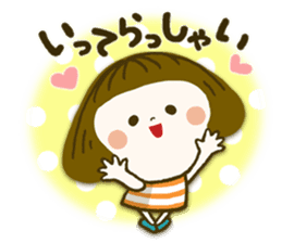 OKAPPA Japanese girl sticker #7716303